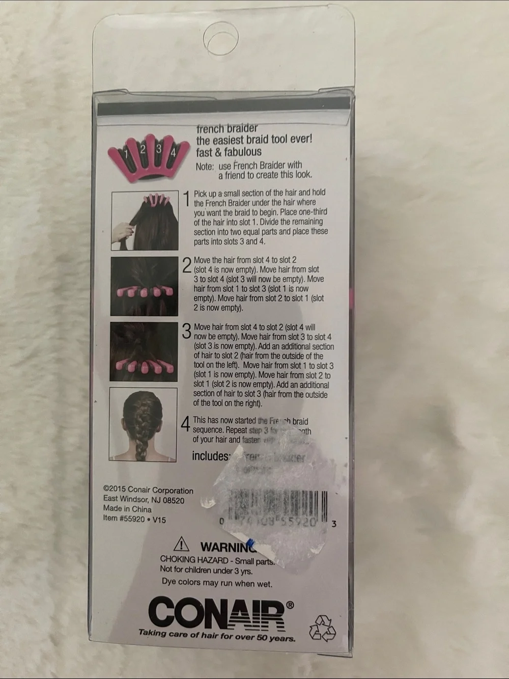 Conair French Braiding Tool NIP